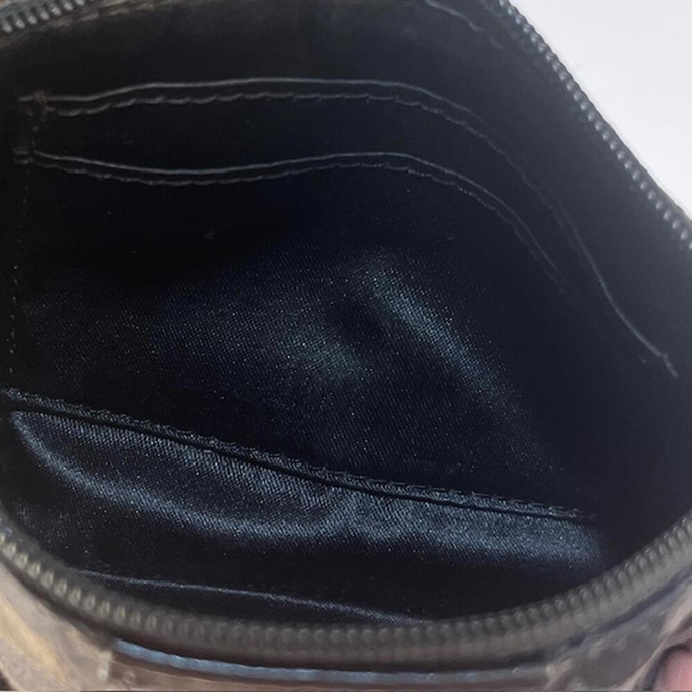 Coach Signature Black Wristlet Pouch - Picture 9 of 9